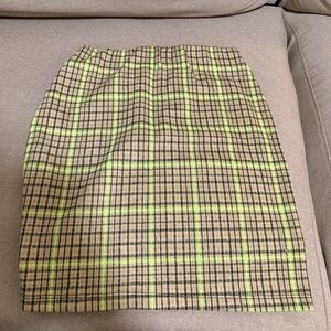 AVAILABLE IN JUNE Pull & Bear plaid mini skirt